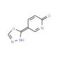 5-(1,3,4-oxadiazol-2-yl)-1,2-dihydropyridin-2-one - chemical structure image
