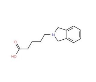 5-(1,3-Dihydroisoindol-2-yl)pentanoic acid - chemical structure image