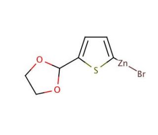5-(1,3-Dioxolan-2-yl)-2-thienylzinc bromide solution (CAS 307531-84-6) - chemical structure image