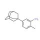 [5-(1-adamantyl)-2-methylphenyl]amine - chemical structure image