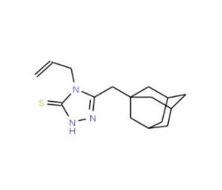5-(1-Adamantylmethyl)-4-allyl-4H-1,2,4-triazole-3-thiol - chemical structure image