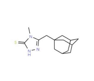 5-(1-Adamantylmethyl)-4-methyl-4H-1,2,4-triazole-3-thiol - chemical structure image