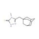 5-(1-Adamantylmethyl)-4-methyl-4H-1,2,4-triazole-3-thiol - chemical structure image