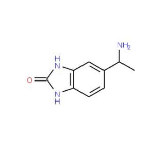 5-(1-aminoethyl)-2,3-dihydro-1H-1,3-benzodiazol-2-one - chemical structure image