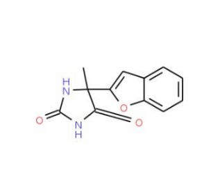 5-(1-benzofuran-2-yl)-5-methylimidazolidine-2,4-dione - chemical structure image