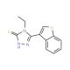 5-(1-Benzothien-3-yl)-4-ethyl-4H-1,2,4-triazole-3-thiol - chemical structure image