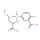 5-({[1-carboxy-3-(methylthio)propyl]amino}sulfonyl)-2-methylbenzoic acid - chemical structure image