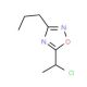 5-(1-chloroethyl)-3-propyl-1,2,4-oxadiazole - chemical structure image