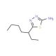 5-(1-Ethylpentyl)-1,3,4-thiadiazol-2-amine - chemical structure image