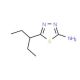 5-(1-Ethylpropyl)-1,3,4-thiadiazol-2-amine (CAS 229003-14-9) - chemical structure image