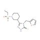 5-[1-(Ethylsulfonyl)piperidin-3-yl]-4-(2-furylmethyl)-4H-1,2,4-triazole-3-thiol - chemical structure image