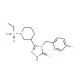 5-[1-(Ethylsulfonyl)piperidin-3-yl]-4-(4-fluorobenzyl)-4H-1,2,4-triazole-3-thiol - chemical structure image
