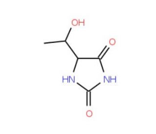 5-(1-hydroxyethyl)imidazolidine-2,4-dione - chemical structure image