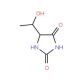 5-(1-hydroxyethyl)imidazolidine-2,4-dione - chemical structure image