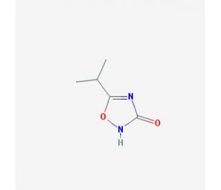 5-(1-Methylethyl)-1,2,4-oxadiazol-3(2H)-one (CAS 55375-87-6) - chemical structure image