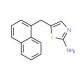 5-(1-naphthylmethyl)-1,3-thiazol-2-amine - chemical structure image