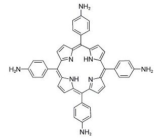 5,10,15,20-Tetrakis(4-aminophenyl)porphyrin (CAS 22112-84-1) - chemical structure image