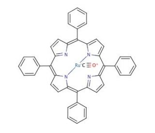 5,10,15,20-Tetraphenyl-21H,23H-porphine ruthenium(II) carbonyl (CAS 32073-84-0) - chemical structure image