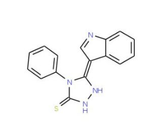 5-(1H-Indol-3-yl)-4-phenyl-4H-[1,2,4]triazole-3-thiol - chemical structure image