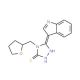 5-(1H-Indol-3-yl)-4-(tetrahydro-furan-2-ylmethyl)-4H-[1,2,4]triazole-3-thiol - chemical structure image