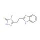 5-[2-(1H-Benzoimidazol-2-yl)-ethyl]-4-methyl-4H-[1,2,4]triazole-3-thiol - chemical structure image