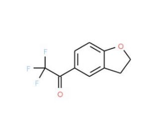 5-(2,2,2-Trifluoroacetyl)-2,3-dihydrobenzofuran (CAS 75822-10-5) - chemical structure image