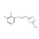 5-[2-(2,3-Dimethyl-phenoxy)-ethyl]-[1,3,4]-thiadiazol-2-ylamine - chemical structure image