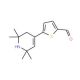 5-(2,2,6,6-Tetramethyl-1,2,3,6-tetrahydro-pyridin-4-yl)-thiophene-2-carbaldehyde - chemical structure image