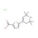 5-(2,2,6,6-Tetramethyl-1,2,3,6-tetrahydro-pyridin-4-yl)-thiophene-2-carboxylic acid hydrochloride - chemical structure image