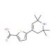 5-(2,2,6,6-Tetramethyl-1,2,3,6-tetrahydro-pyridin-4-yl)-thiophene-2-carboxylic acid - chemical structure image