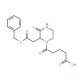 5-{2-[2-(Benzyloxy)-2-oxoethyl]-3-oxo-1-piperazinyl}-5-oxopentanoic acid - chemical structure image