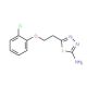 5-[2-(2-Chloro-phenoxy)-ethyl]-[1,3,4]thiadiazol-2-ylamine - chemical structure image