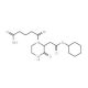 5-{2-[2-(Cyclohexyloxy)-2-oxoethyl]-3-oxo-1-piperazinyl}-5-oxopentanoic acid - chemical structure image
