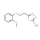 5-[2-(2-Methoxy-phenoxy)-ethyl]-[1,3,4]thiadiazol-2-ylamine - chemical structure image