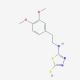 5-{[2-(3,4-dimethoxyphenyl)ethyl]amino}-1,3,4-thiadiazole-2-thiol (CAS 742094-74-2) - chemical structure image