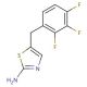 5-(2,3,4-trifluorobenzyl)-1,3-thiazol-2-amine - chemical structure image