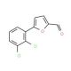 5-(2,3-Dichloro-phenyl)-furan-2-carbaldehyde (CAS 106827-26-3) - chemical structure image