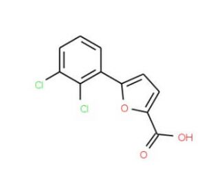 5-(2,3-dichlorophenyl)-2-furoic acid (CAS 55462-54-9) - chemical structure image