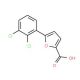 5-(2,3-dichlorophenyl)-2-furoic acid (CAS 55462-54-9) - chemical structure image