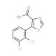 5-(2,3-Dichlorophenyl)oxazole-4-carboxylic acid (CAS 951885-34-0) - chemical structure image