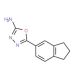 5-(2,3-dihydro-1H-inden-5-yl)-1,3,4-oxadiazol-2-amine - chemical structure image