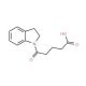 5-(2,3-Dihydroindol-1-yl)-5-oxo-pentanoic acid - chemical structure image