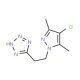 5-[2-(4-Chloro-3,5-dimethyl-pyrazol-1-yl)-ethyl]-2H-tetrazole - chemical structure image