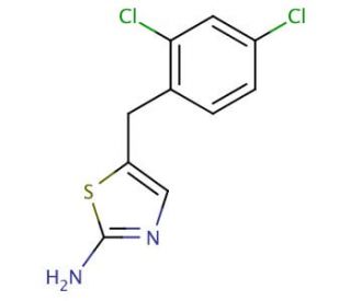5-(2,4-Dichloro-benzyl)-thiazol-2-ylamine - chemical structure image
