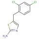 5-(2,4-Dichloro-benzyl)-thiazol-2-ylamine - chemical structure image