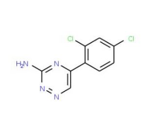5-(2,4-Dichloro-phenyl)-[1,2,4]triazin-3-ylamine - chemical structure image