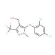[5-(2,4-Dichlorophenoxy)-1-methyl-3-(trifluoromethyl)-1H-pyrazol-4-yl]methanol - chemical structure image