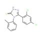 5-(2,4-dichlorophenyl)-4-(2-methylphenyl)-4H-1,2,4-triazole-3-thiol (CAS 93677-85-1) - chemical structure image