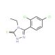 5-(2,4-dichlorophenyl)-4-ethyl-4H-1,2,4-triazole-3-thiol (CAS 29527-30-8) - chemical structure image