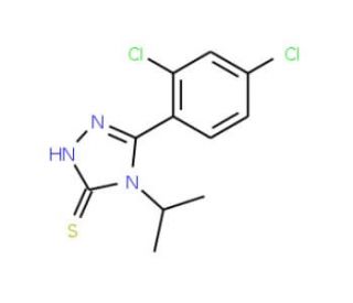 5-(2,4-dichlorophenyl)-4-isopropyl-4H-1,2,4-triazole-3-thiol - chemical structure image